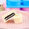 Silicone Cookie Molds Round Cylinder Candy Chocolate Molds Perfect Molds For Covered Cupcake Candy Pudding Mini Soap Making