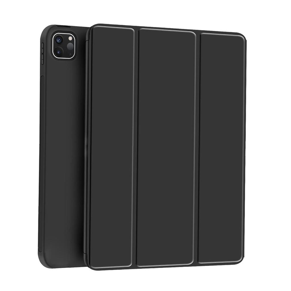Case for IPad Pro 11 2022/2021/2020/2018 (4th/3rd/2nd/1st Generation) Magnetic Flip Stand Smart Cover Soft Silicone Back Shell