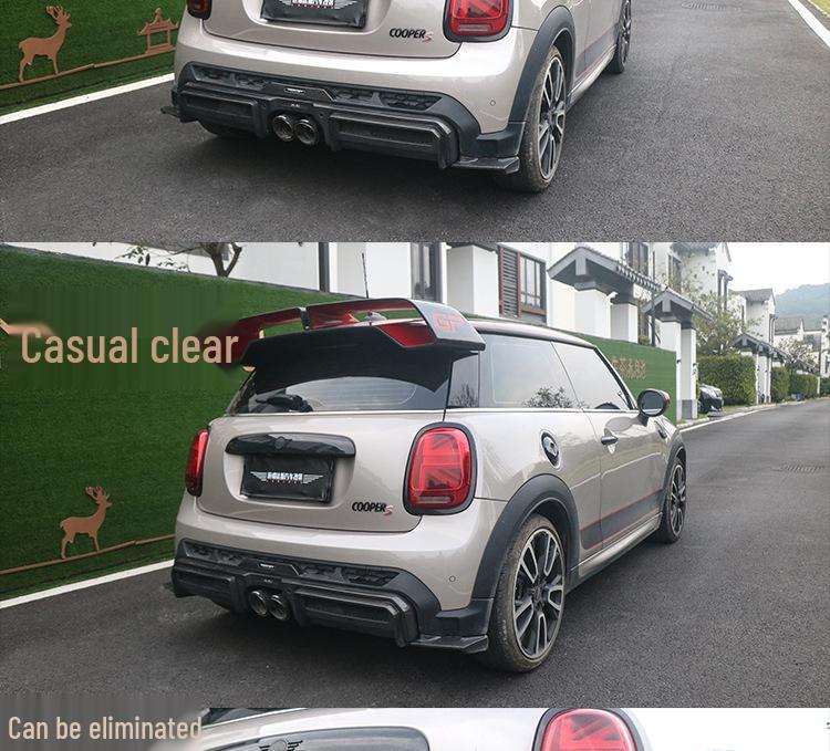 Suitable for 2021-2023 MINI COOPER S: Carbon Fiber Rear Diffuser for JCW F55, F56, F57 Models