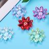 Accesorii pentru petreceri pentru acasă Bijuterii de 31 mm Transparente 5 buc. Mărgele libere Cristal acrilic Floare de lotus Accesorii pentru bijuterii DIY Materiale cu margele