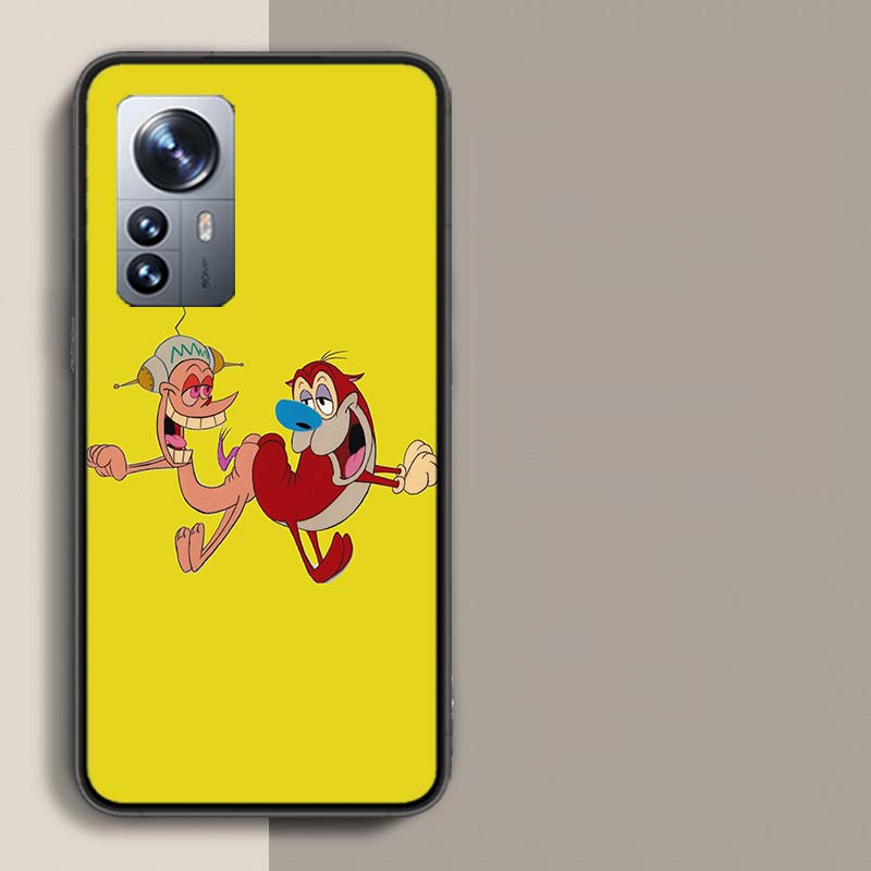 Anime Ren and S-stimpy Phone Case For Redmi Note 15 Pro 5G 14 13 12 Pro Plus 11 11T 11E 11S 10 Pro 10S 9 9S Cover Cell Clear Wit