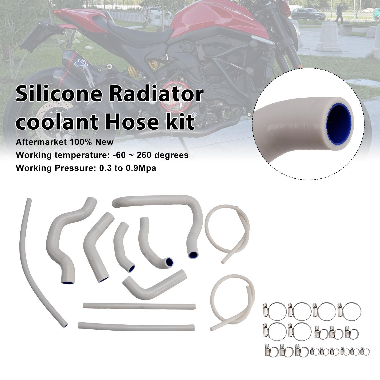 

Silicone Radiator coolant Hose Fit For Ducati Monster 937 2021-2025 White