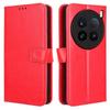 For vivo X100 Ultra 5G Protective Case Leather Wallet Phone Cover Crazy Horse Texture