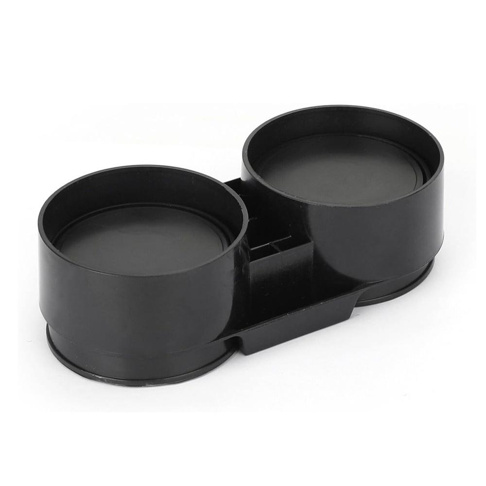 For 14-19 Chevy Corvette C7 C111-039-BLK Dual Extendable Retractable Cup Holder