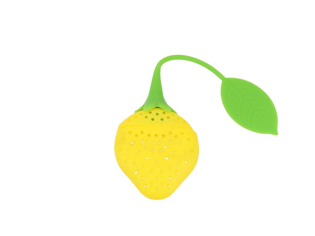 Infusore per Tè Tisane Filtro in Silicone Fragola Tazza Regalo