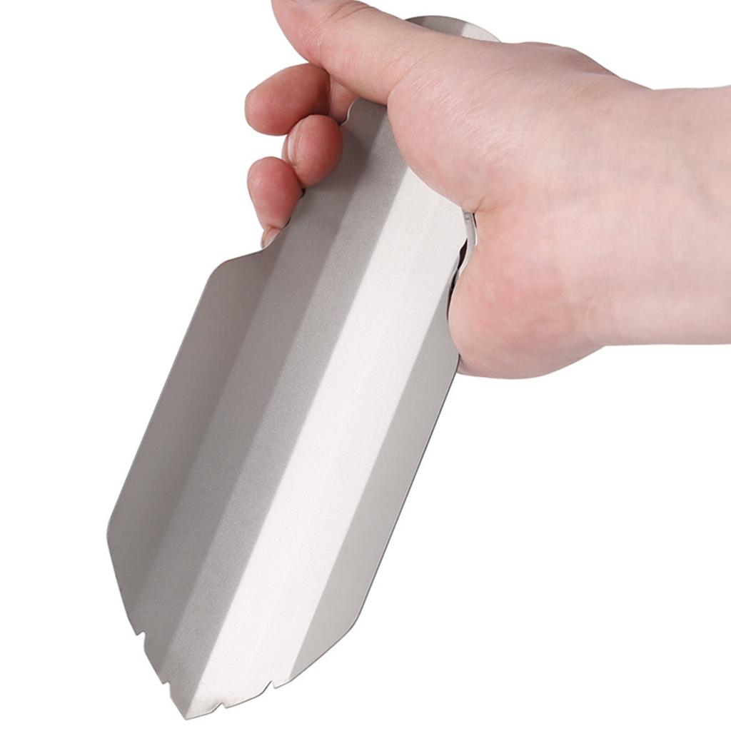 Handy Titanium Backpacking Tool Durable Outdoor Trowel with Comfortable Grip for Camping and Hiking Enthusiasts