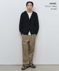 MUSINSA STANDARD 8W Corduroy One-Pleat Wide Elastic Pants [Beige]