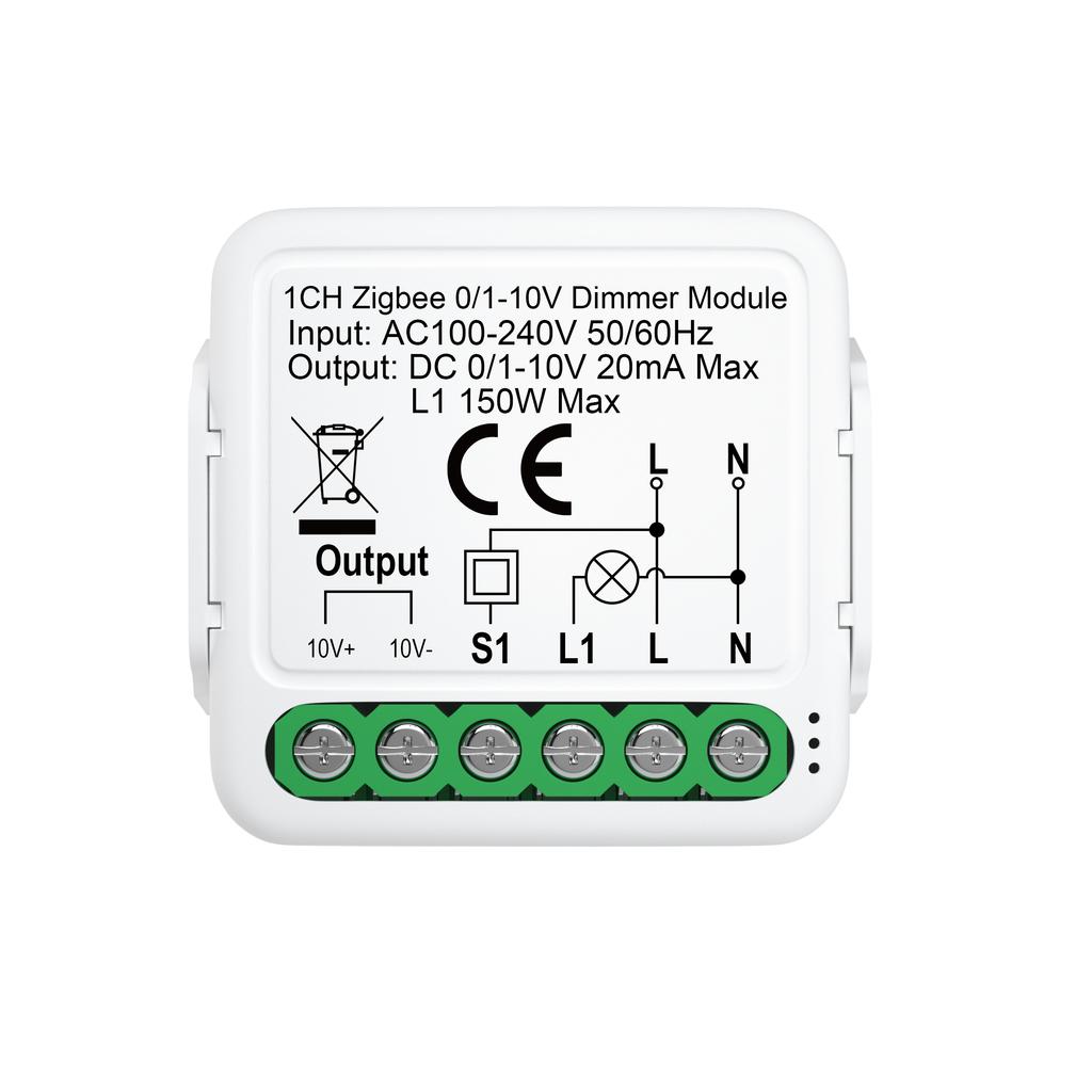 Tuya Zigbee LED Dimmer 0-10V Wall Switch DIY Controller for Lighting