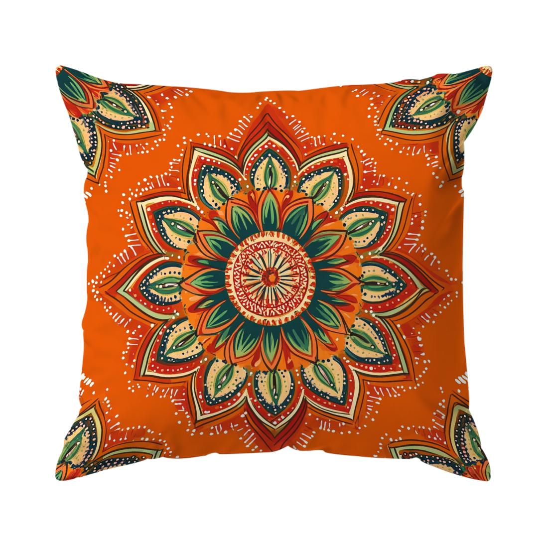 1/4 stuks Boheemse Geometrische Mandala Kussens Kussensloop Polyester Kussenhoes Sierkussen Kussenhoes Huis Auto Sofa Decor 45x45cm