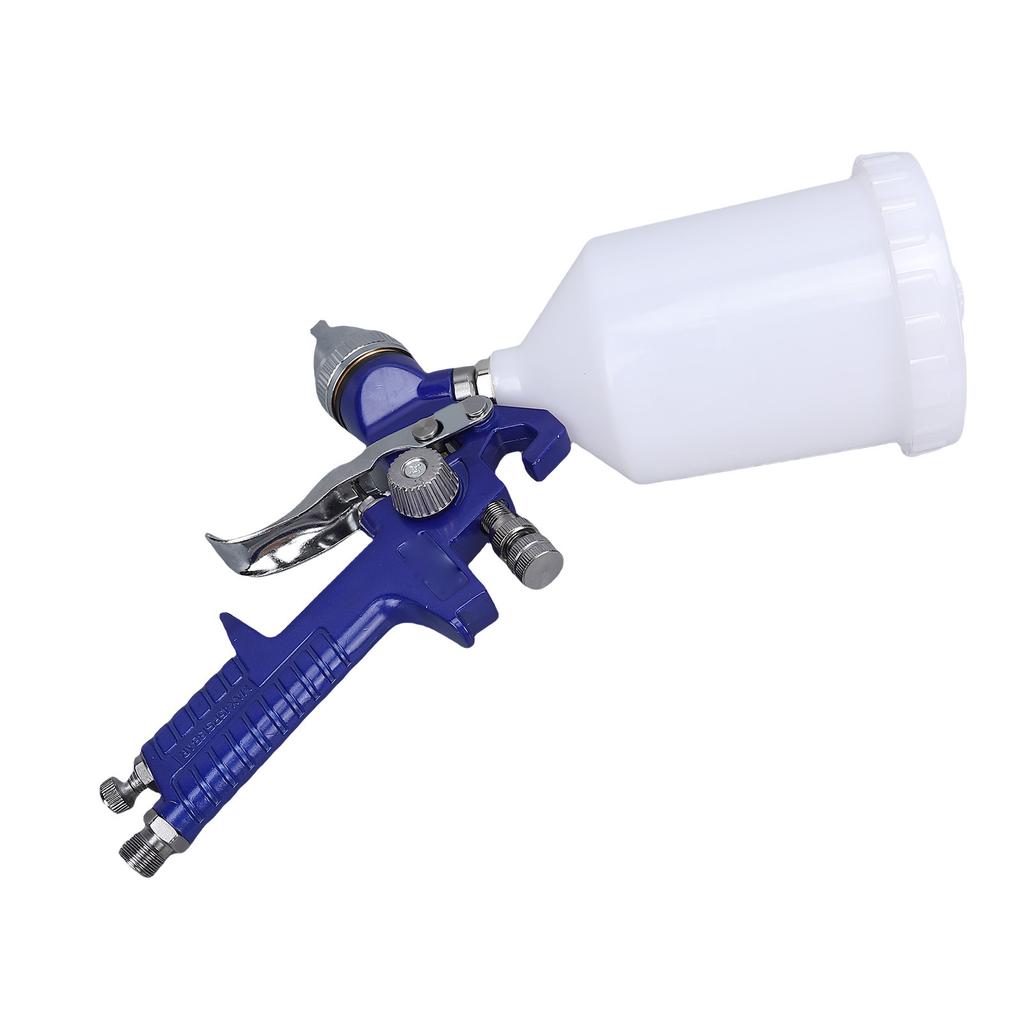 HVLP Spray 1.7mm Nozzle 600 Cup Gravity Feed Paint Sprayer for Auto Furniture Wall Painting