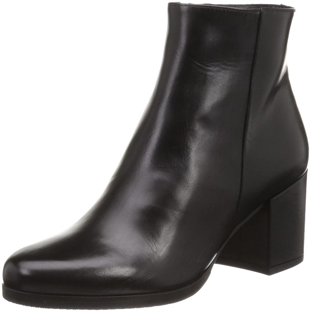 Oxford round short black [Luca Grossi] boots, boots,