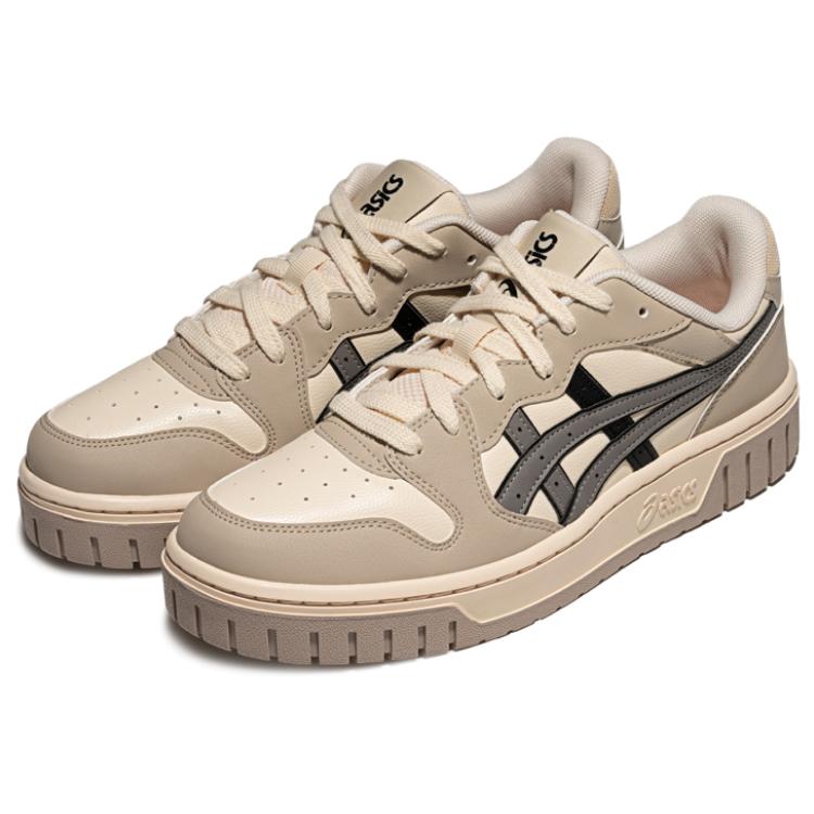 Asics Court Mz 2.0 Slip Resistant Low Top Skateboard Shoes Unisex Greige Sneakers 1203A624-250