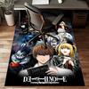 D-Death Note2Printed Area Rug Carpet for Bedroom Living Room Home Decor Rugs Mat Non Slip Mat Rug for Bedside