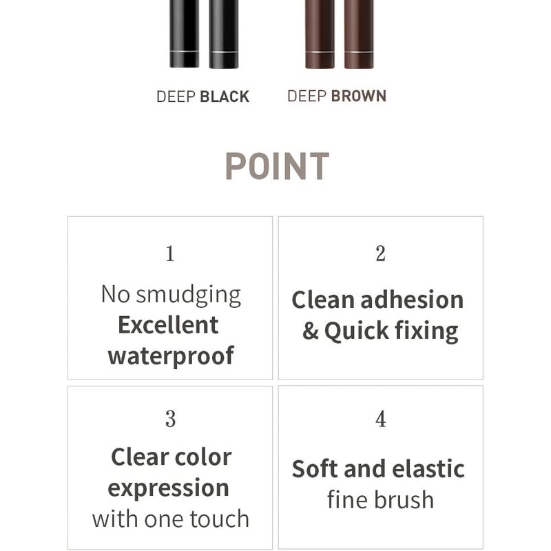 MACQUEEN - Waterproof Tattoo Pen Eyeliner - 2 Colors