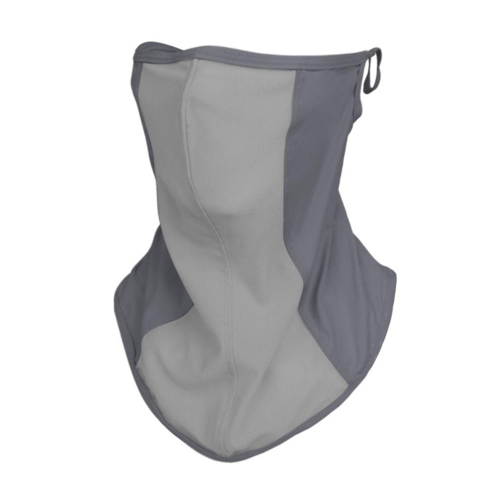 Ice Silk Ice Silk Face Scarf Mesh Summer Sunscreen Mask Breathable Face Mask Unisex