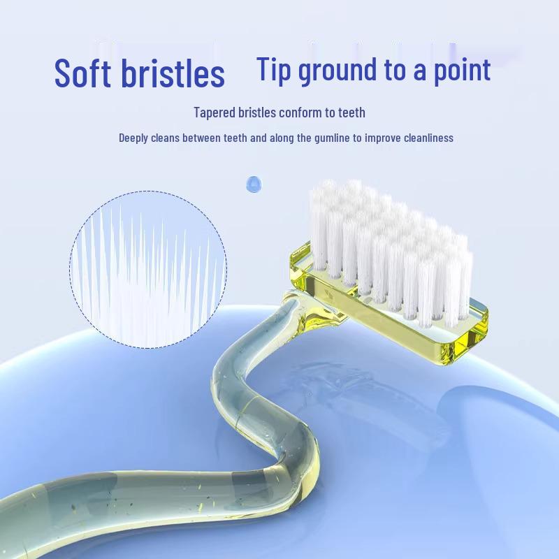 Newcomer Exclusive: S-Shaped Soft Bristle Toothbrush Family Pack for Adults - Gentle on Gums and Tongue