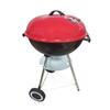 Barbecue with Lid, Porcelain-enamelled Steel Grates And Wheels, Ideal for Outdoor Cooking in The