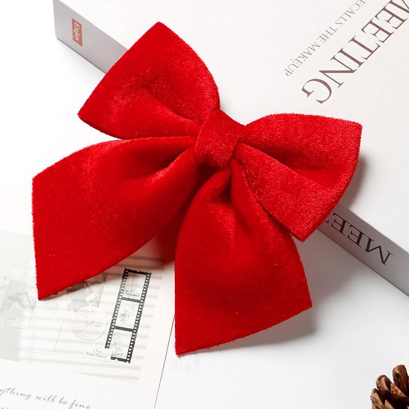 Red Bow Christmas Tree Ornaments & DIY Wreath Accessories