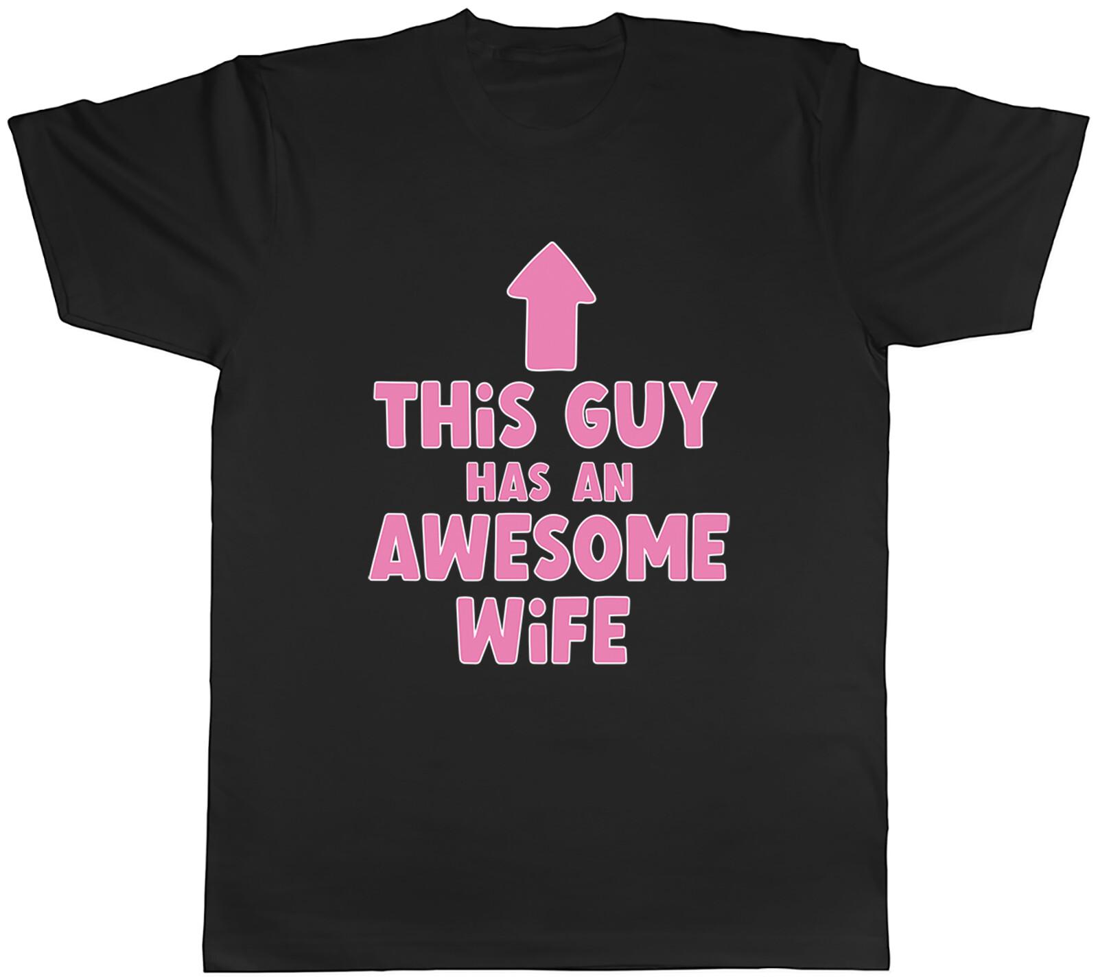 This Guy Mens T-Shirt Has an Awesome Wife Valentine s Tee Gift XL