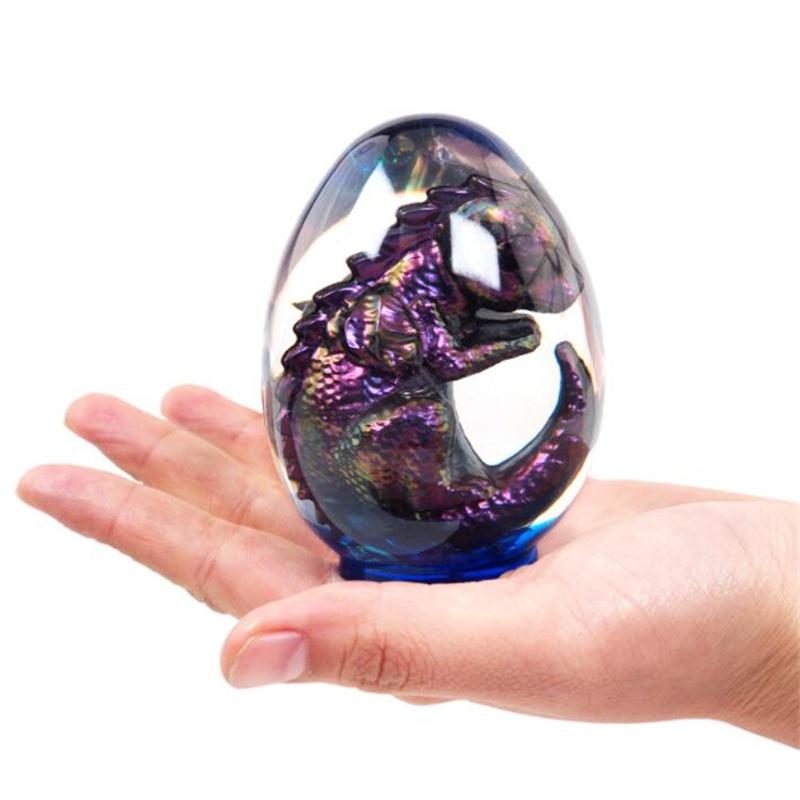 2ks dračí vaječná pryskyřičná forma DIY krásná dinosauří silikonová forma na pryskyřičnou ruční výrobu epoxidových forem na vajíčka