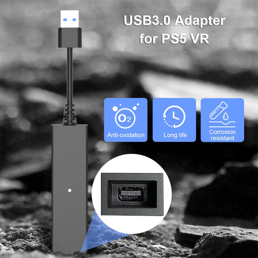 VR Cable Adapter USB3.0 Game Console Mini Camera Connector Part For PS5