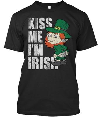 Kiss Me Im Irish Leprechaun Standard Unisex T-shirt