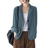 ZANZEA Women Casual Turn Down Collar Long Sleeve Thin Cardigan Tops