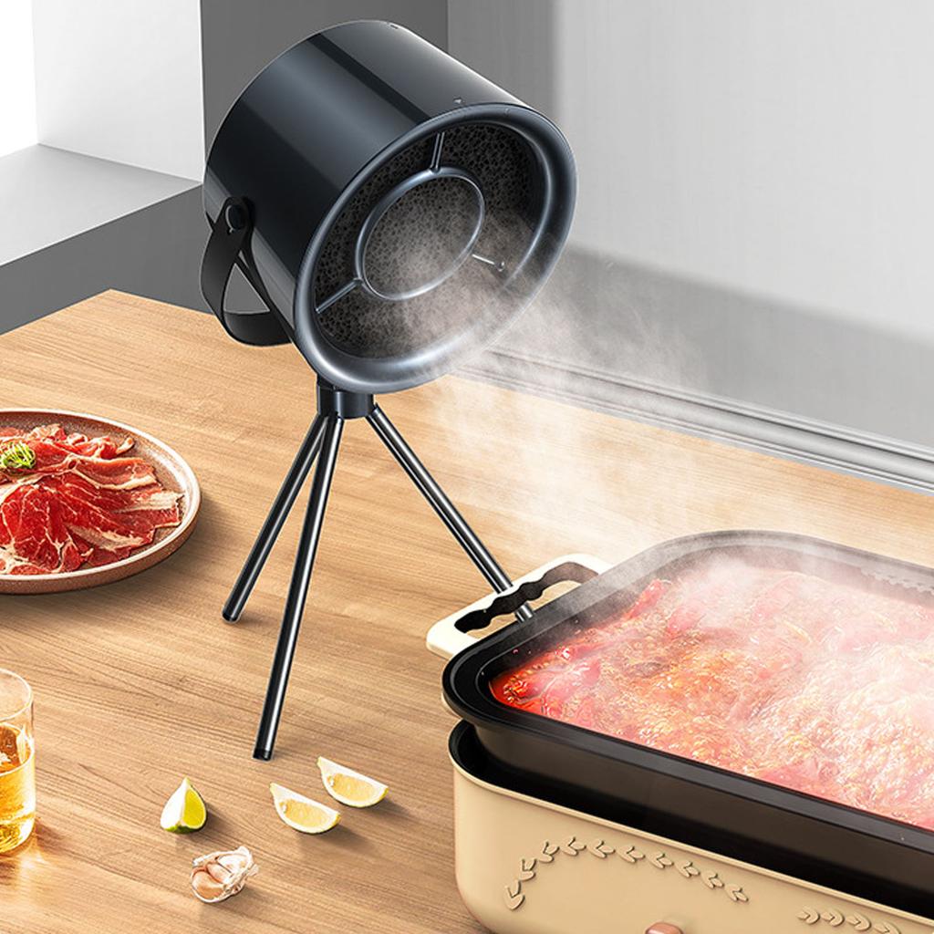 Portable Range Hood Professional 3 Levels Wind Adjustable Desktop Range Hood with Changeable Filter