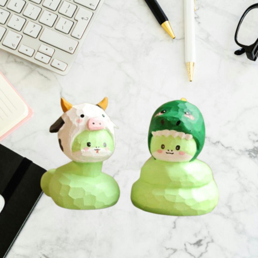 Chinese Style New Year Lucky Snake Figurine Handmade Small Snake Ornament  Living Room Bedroom