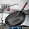 Kobach CZH32A1 32cm Wok aus Schmiedeeisen mit Sichtdeckel