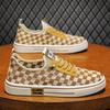 Summer Men Run Shoes Fashion Trend Casual Shoes Retro Durable Color Blocked Board Shoes Comfort Breathable Personalized Sneakers