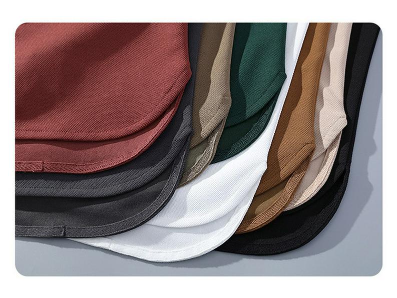 Męski letni casualowy zestaw: T-shirt z okrągłym dekoltem i elastyczne szorty - Modny styl