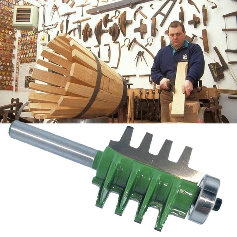 Milling Cutter 8mm Shank Router Bits Finger Joint Glue Cutter for Wood Cone Tenon Carpentry Wood Trimming Woodworking Tools