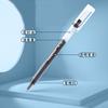 M&G 0.5mm Gel Pen Visible Ink Level Black/Blue/Red Barrel Long Writing Life Up To 2000 Meters Suitable for Students And Office U