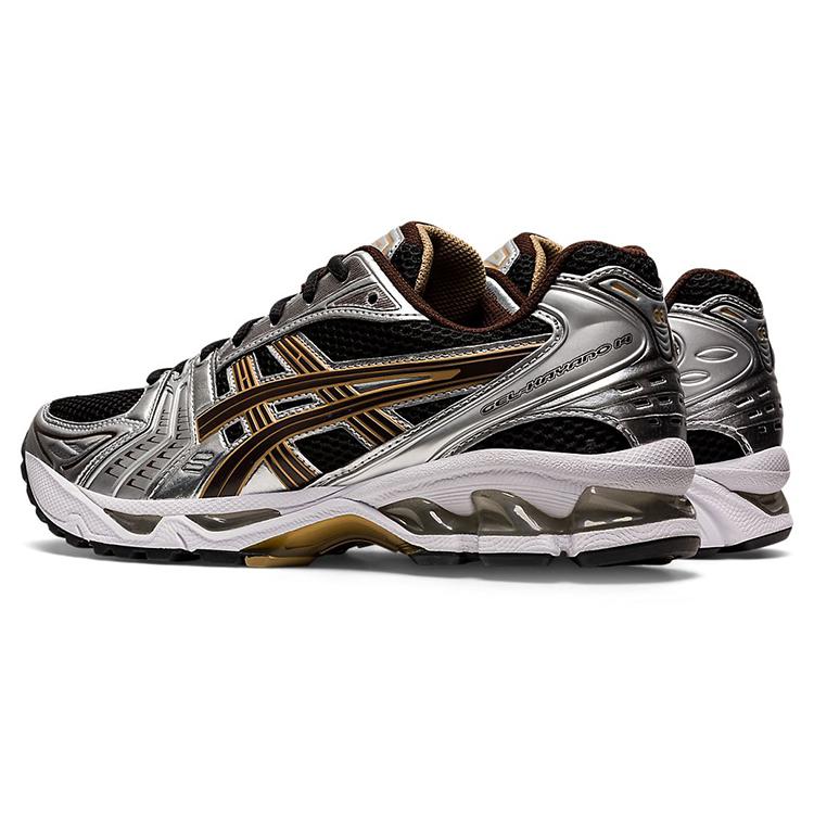New ASICS Gel Kayano 14 Black Coffee Silver 1201A019-004