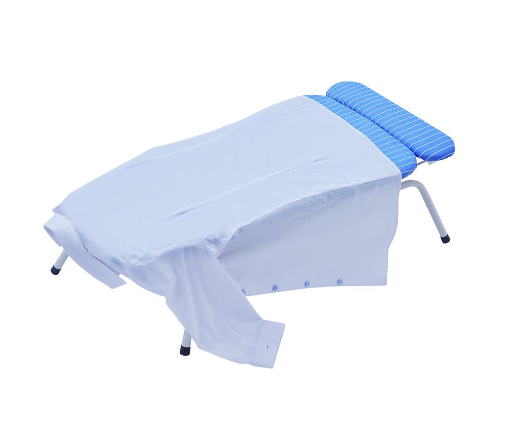 Tenma Multifunctional Ironing Board Striped Blue Width 81 x Depth 38 x Height 24cm PORISH Aluminum Coated Ironing Board Seat Type PI-01