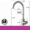 TLXT Kitchen Single Cold Water Faucet