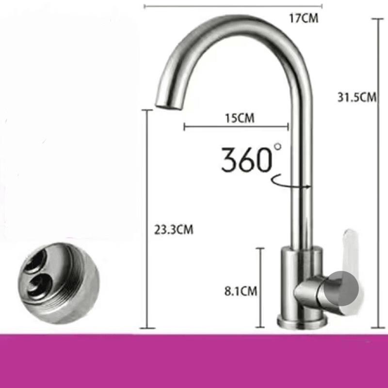 TLXT Kitchen Single Cold Water Faucet