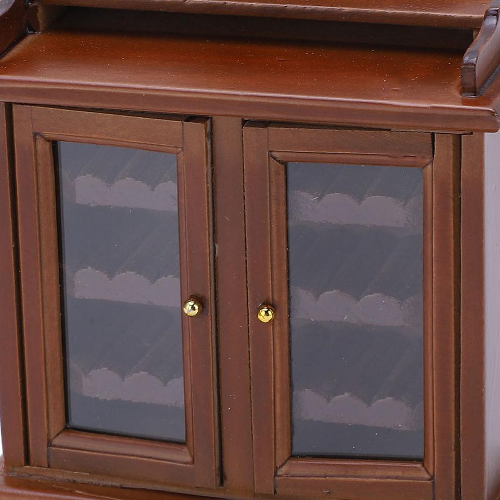 Wooden Cabinet Elegant Ature Cabinet Furniture for 1Celsius12 Doll House