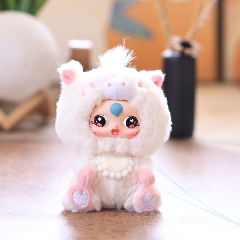 Cute Pony Plush Toy With Pp Cotton Filling For Bag Decoration And Gift