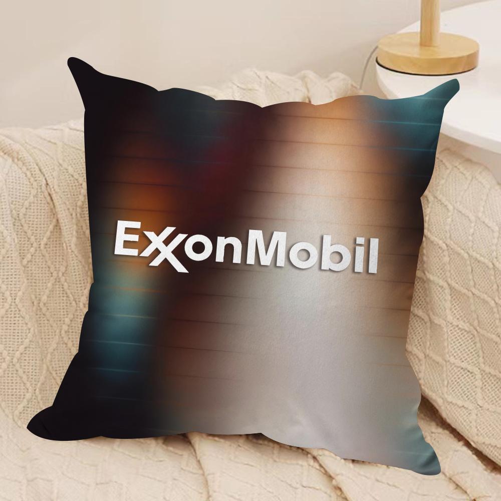 Luxury EExxonS MMobil Cushion Cover Soft Plush Fabric DoubleSided Printed Sofa Cushion Cover for All Seasons Home Decor Gift