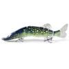 Multi-section 70g+ Pike Lure: 8-section Fish Simulation Artificial Bait for Fishing Tackle Supplies