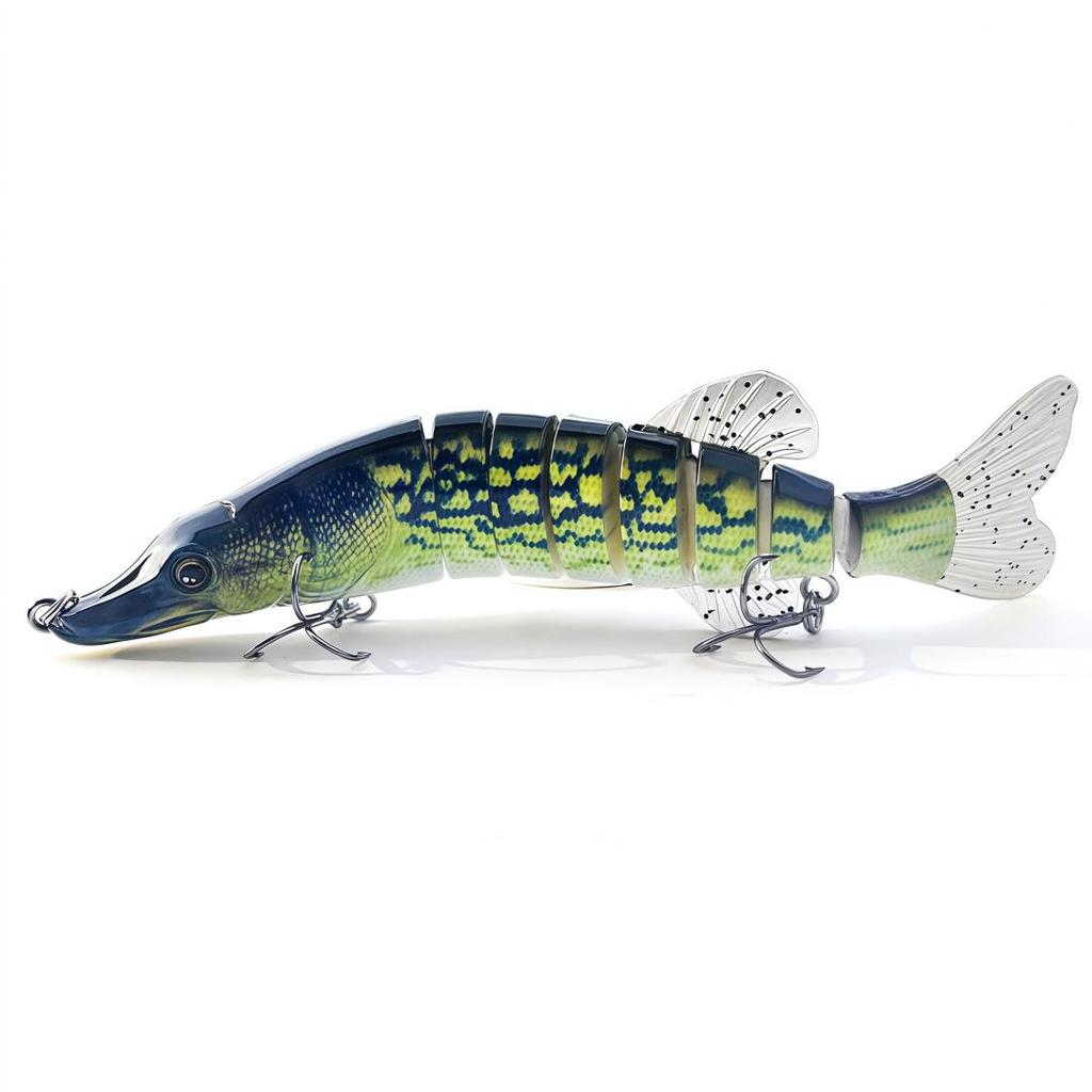 Multi-section 70g+ Pike Lure: 8-section Fish Simulation Artificial Bait for Fishing Tackle Supplies