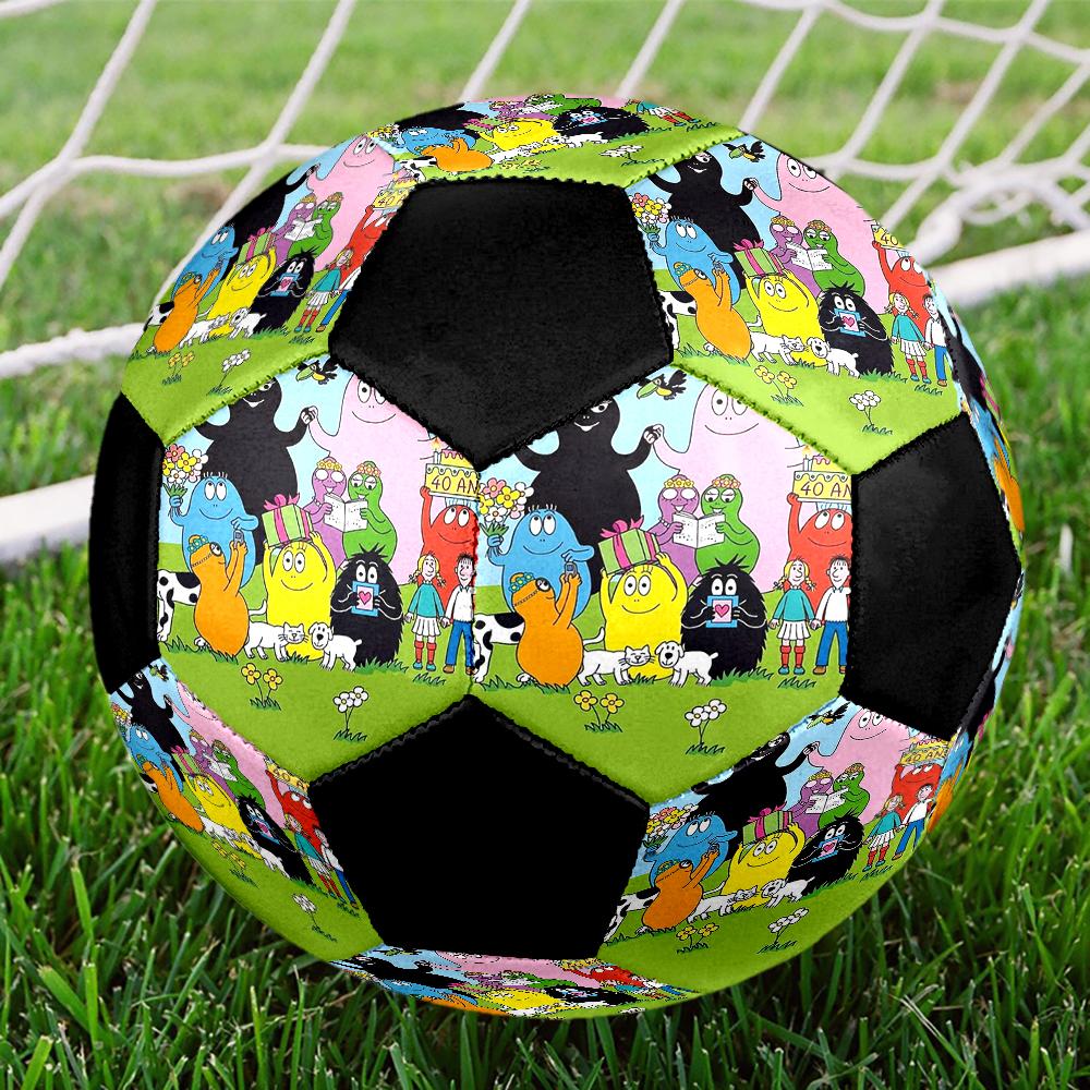 Barbapapa Theme Size 5 Soccer Ball, Suitable for Both Indoor and Outdoor Matches, a Gift Suitable for Everyone.