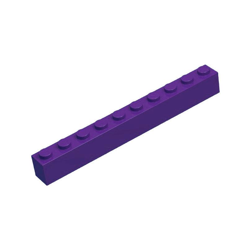 10pcs 6111 Brick 1 X 10 Collections Bulk Modular GBC Toys For Technical MOC Set DIY Compatible Sale Buildings Block