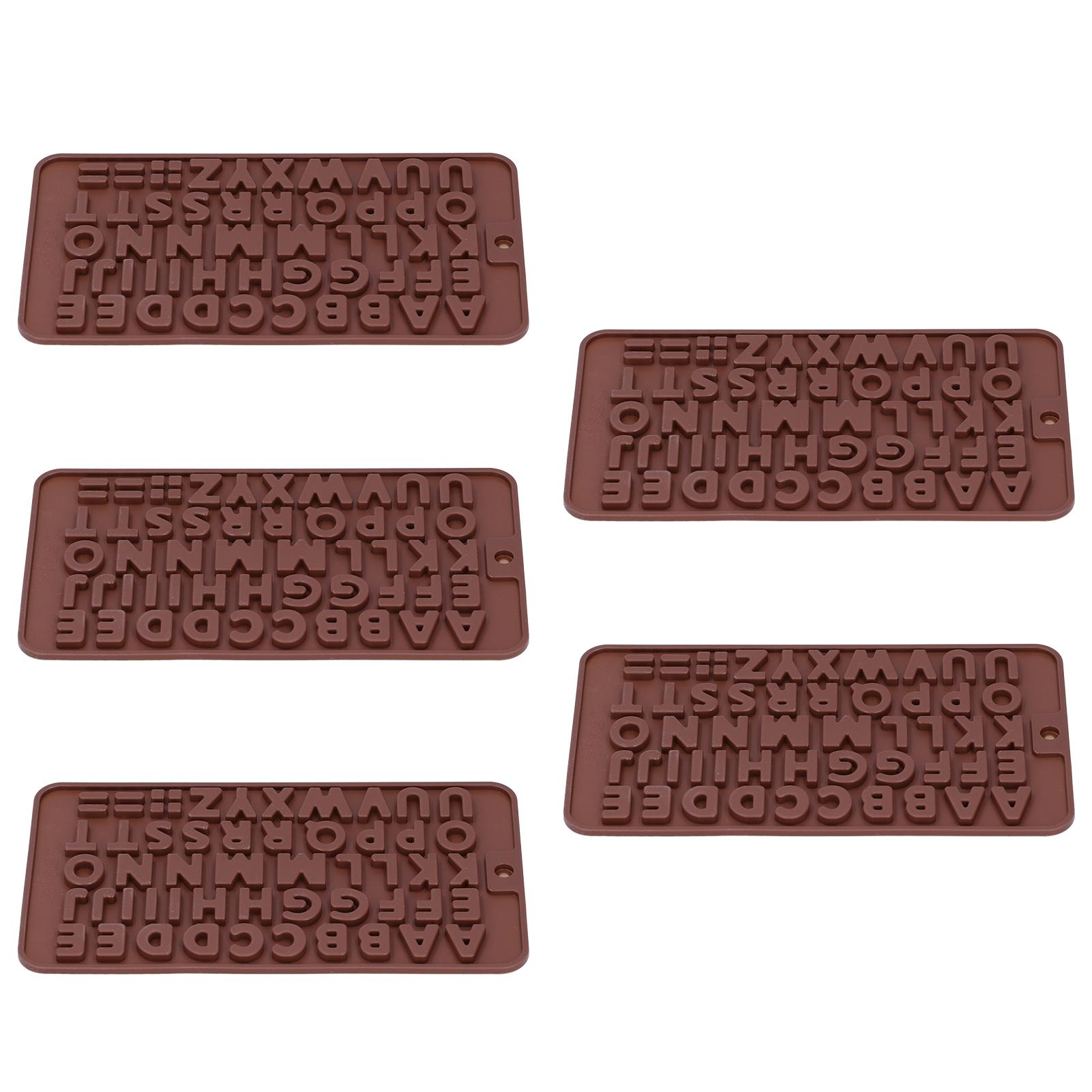 

5Pcs Cute Shape Baking Mold Silicone Chocolate Pudding Cake Mold for Kitchen Home Type 1
