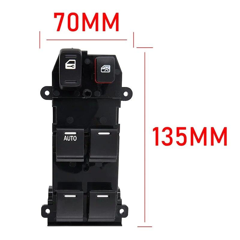 Left Front Side Power Window Switch Electric Master Window Control Fit For Honda CR-V 2.4L 2007-2011 35750-SWA-K01 35750SWAK01