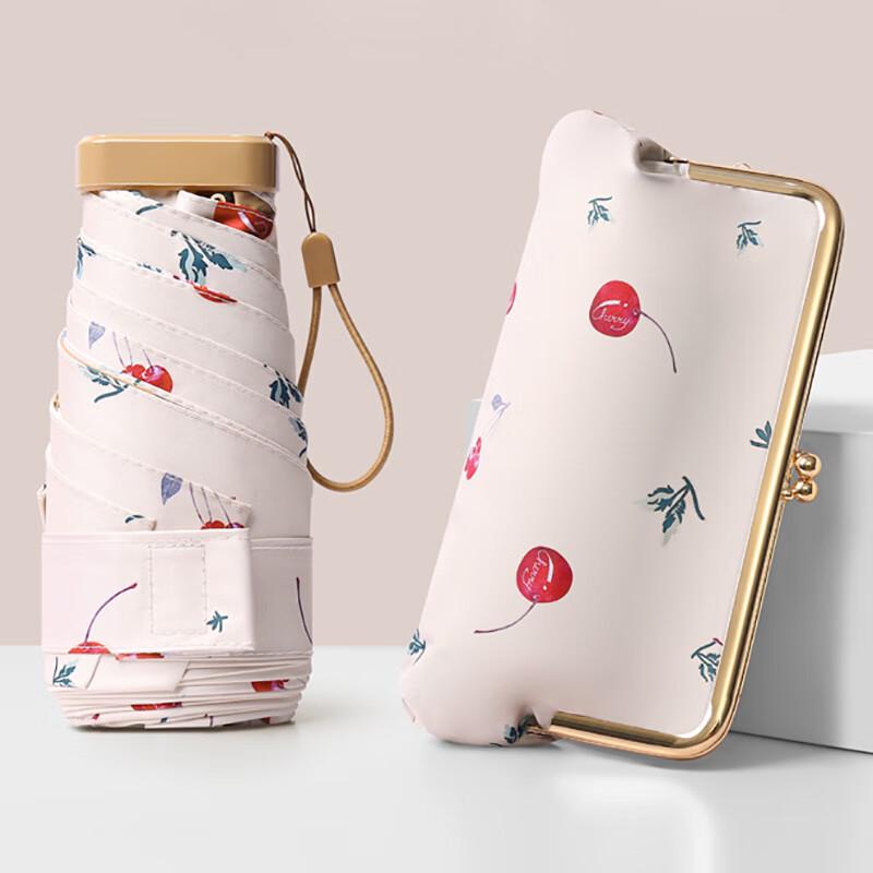 Poetry Painting Collection Mini 5-Fold UV Protection Umbrella