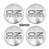 4pcs Car Wheel Hub Center Caps 56mm 60mm 68mm 65mm  For Rim Cover Auto OZ Logo Badge Emblem Exterior Styling Accessories