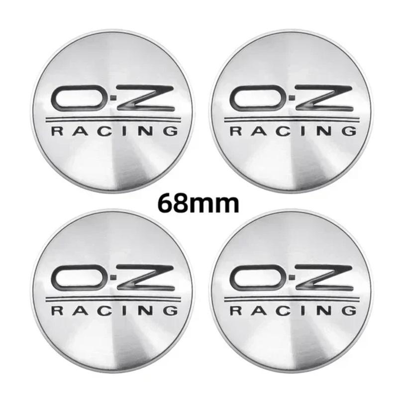 4pcs Car Wheel Hub Center Caps 56mm 60mm 68mm 65mm  For Rim Cover Auto OZ Logo Badge Emblem Exterior Styling Accessories